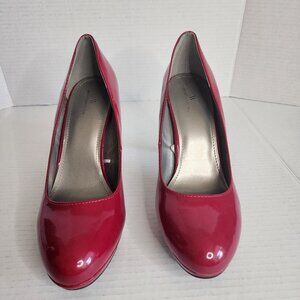 Worthington Women's Jean Red Patent Dress Heels